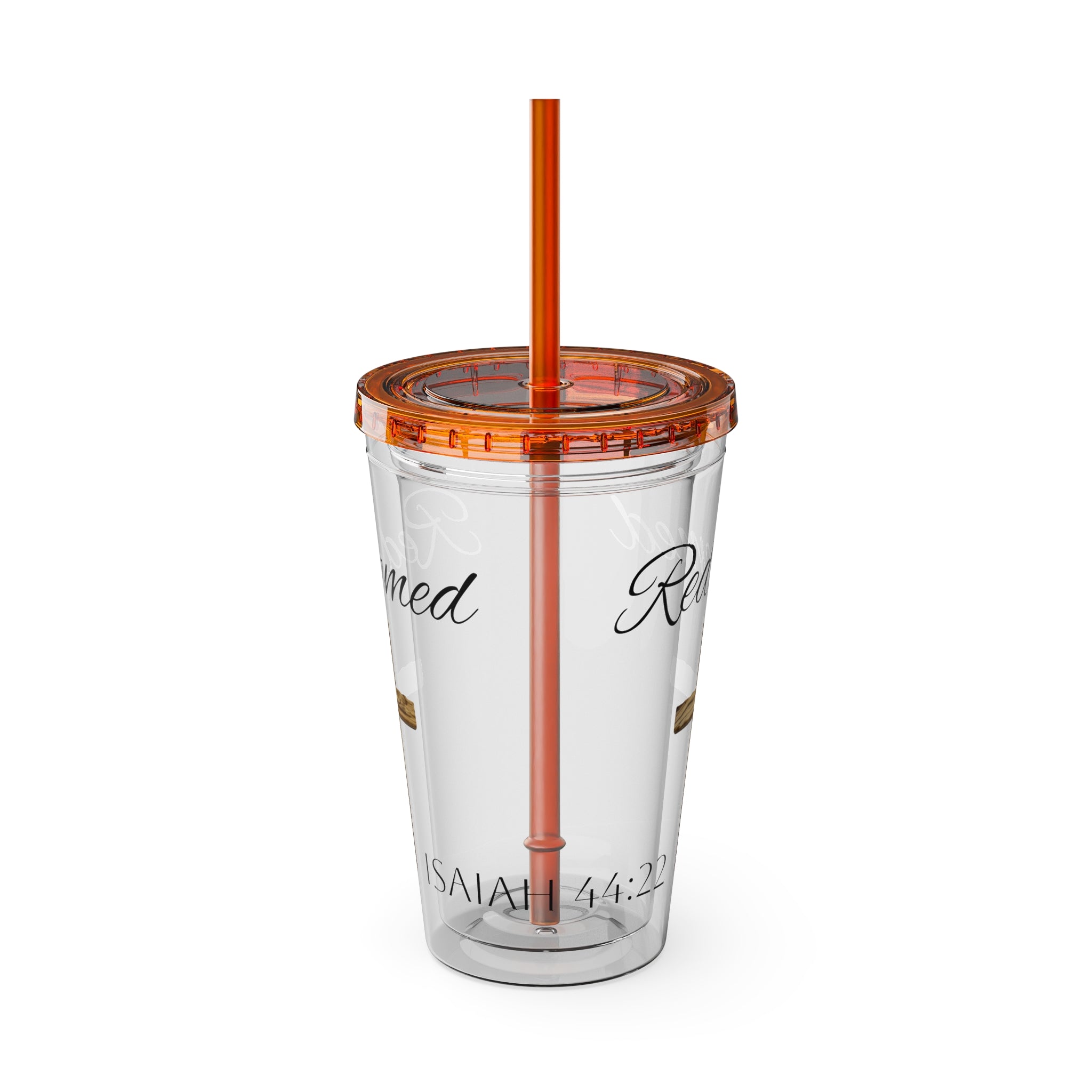 Redeemed Water Tumbler - Christian Gifts for Women Men - Faith Based Gifts