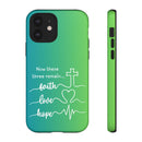 iPhone - 'Faith Love Hope' Christian Cross Protective Cover