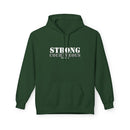 Strong & Courageous Hoodie — Inspirational Motivational Pullover