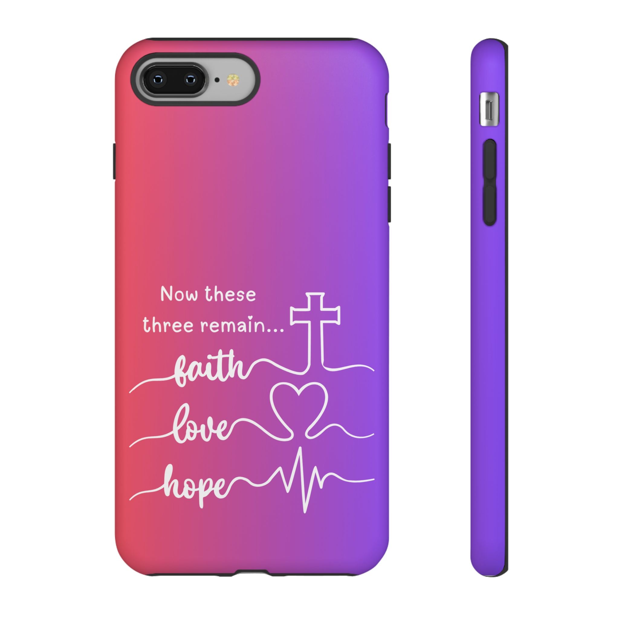 iPhone - Faith, Love & Hope Gradient Phone Case