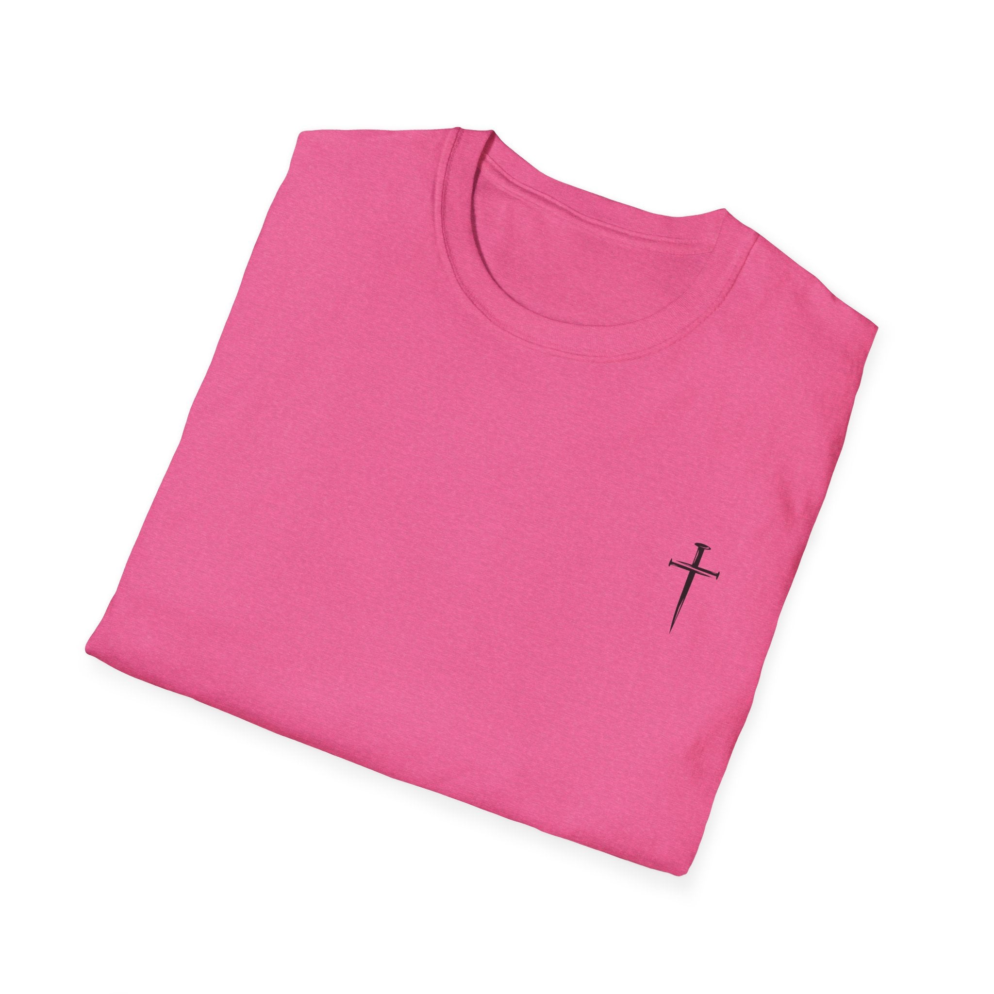 Back design - Jesus Has My Back T-Shirt — Christian Faith Cross Tee