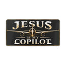 Jesus Is My Copilot Christian Vanity Plate