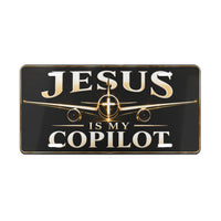 Jesus Is My Copilot Christian Vanity Plate