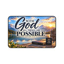 With God All Things Are Possible – Lakeside Bible Christian Desk Mat