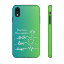 iPhone - 'Faith Love Hope' Christian Cross Protective Cover