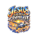 Jesus Is My Copilot – Airplane Christian Vinyl Sticker