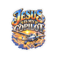 Jesus Is My Copilot – Airplane Christian Vinyl Sticker