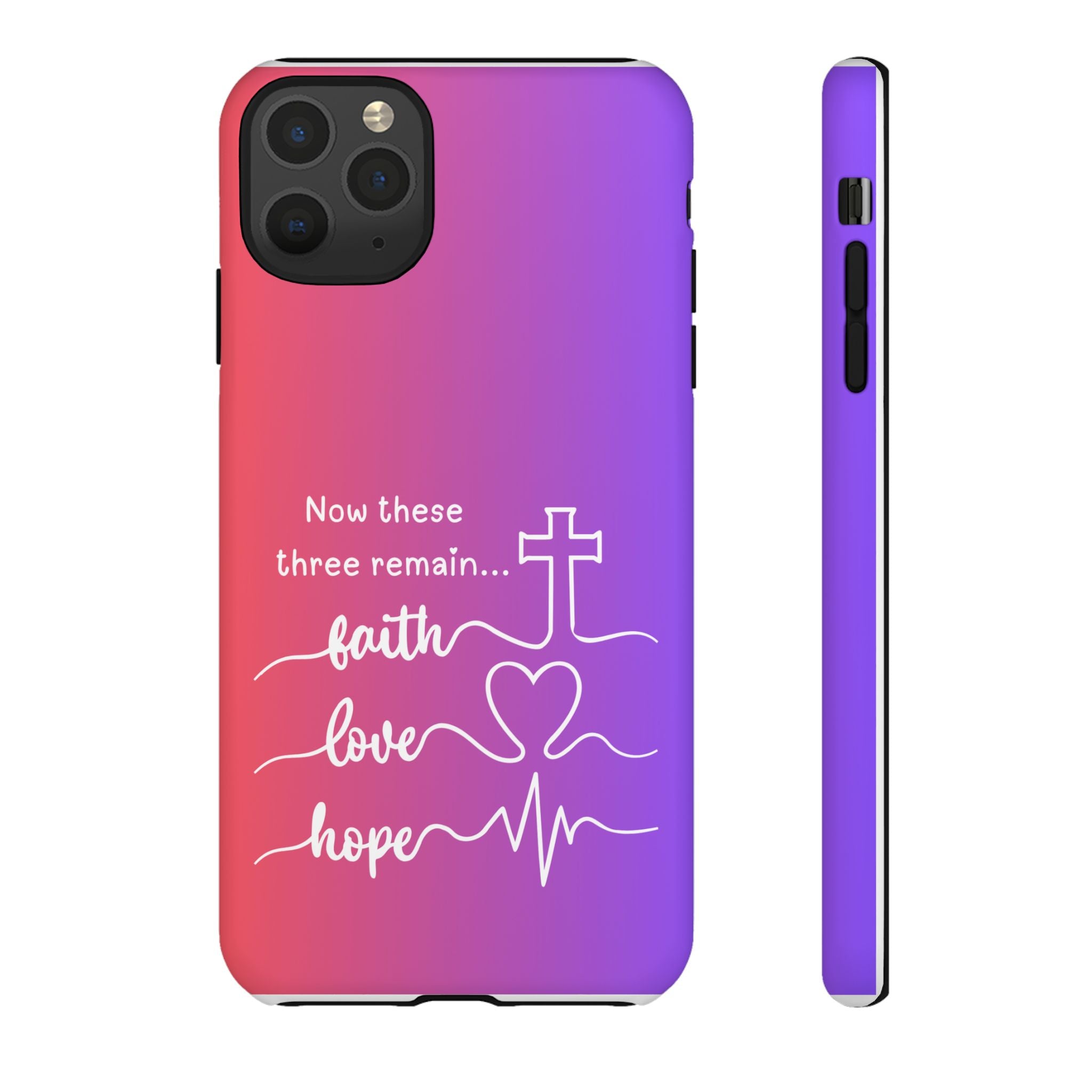 iPhone - Faith, Love & Hope Gradient Phone Case