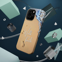 iPhone Inspirational Magnetic Phone Case, Unique Phone Accessories, Faith-Based Gifts, Coastal Vibes, Walk by Faith Design