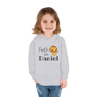 Toddler Hoodie — "Faith Like Daniel" Lion Christian Pullover