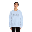 Embroidered Believe John 3:16 Unisex Heavy Blend Crewneck Sweatshirt