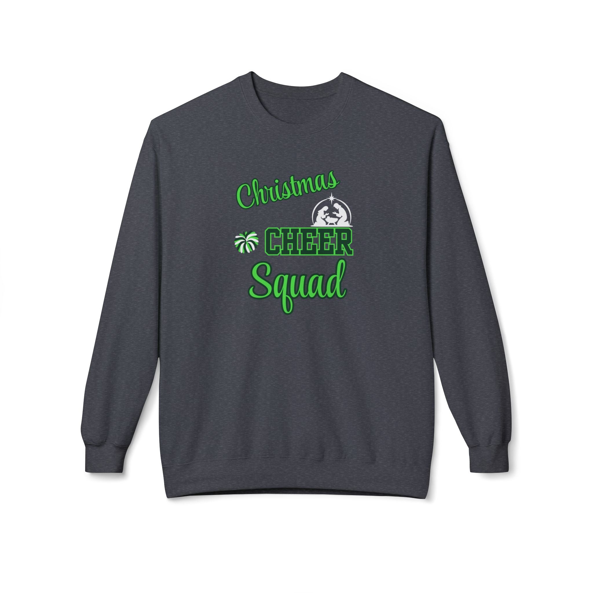 Christmas Cheer Squad Sweatshirt - Christian Sweatshirts for Women Men - Christmas Sweatshirts for Christians  - Faith Christmas Sweatshirts