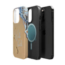 iPhone Inspirational Magnetic Phone Case, Unique Phone Accessories, Faith-Based Gifts, Coastal Vibes, Walk by Faith Design