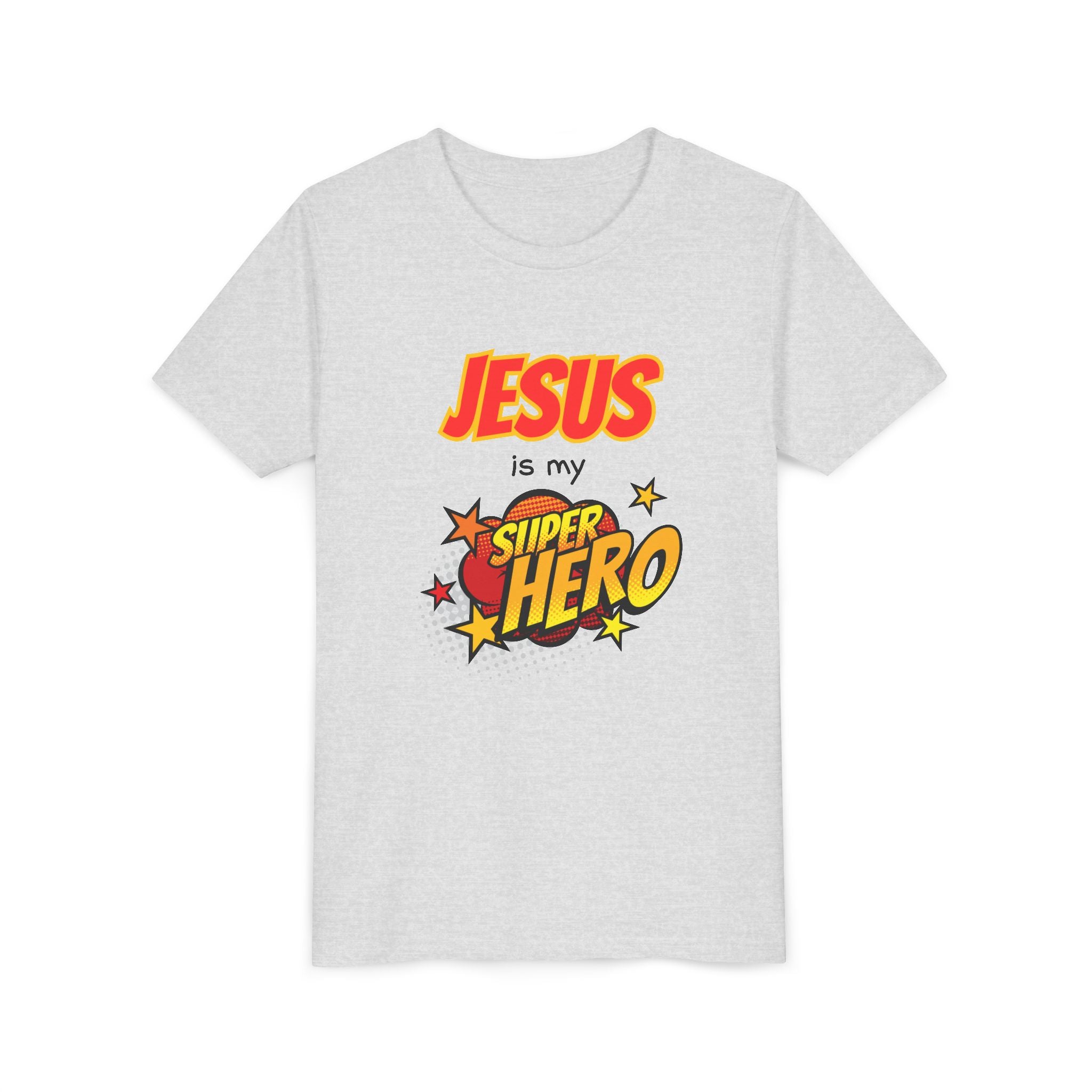 Kids 'Jesus Is My Superhero' T-Shirt — Christian Youth Tee