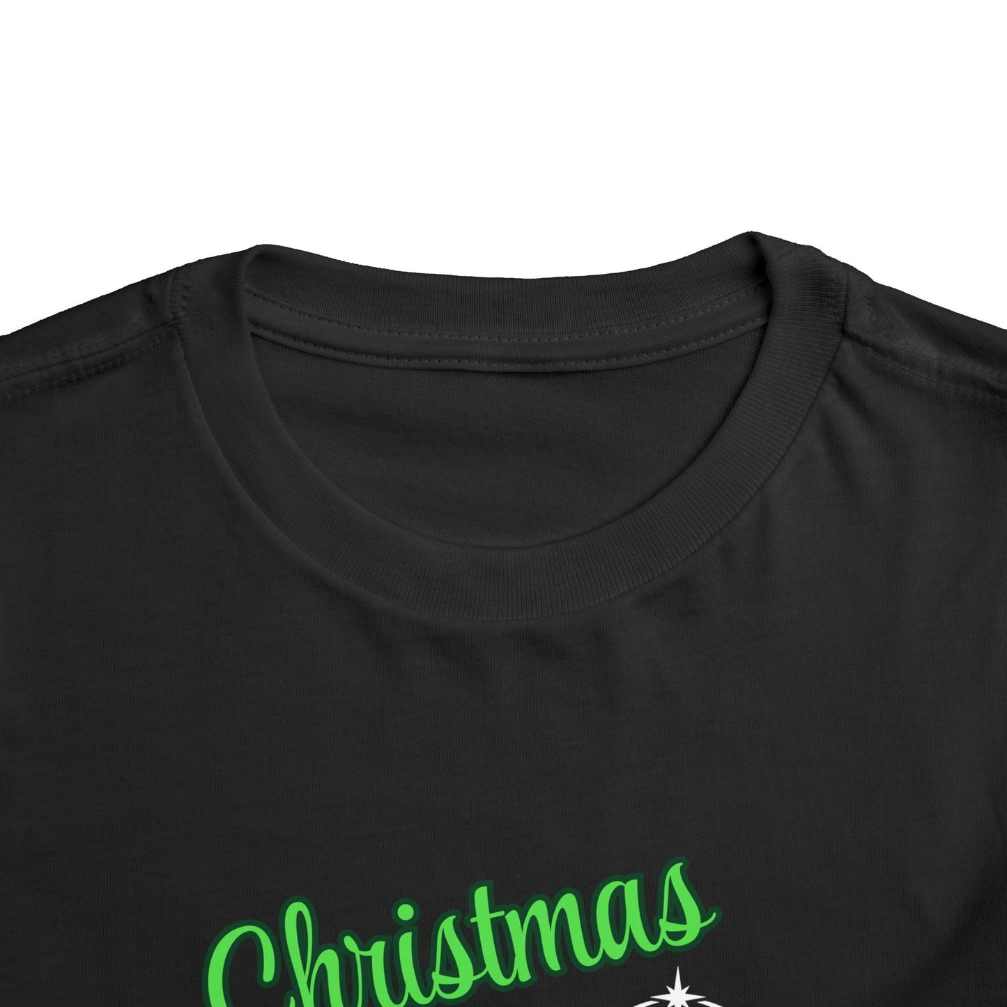 Christmas Cheer Squade Christian Christmas Shirt for Toddlers Short Sleeve Tee Christian Toddler Christmas Shirt