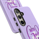 Samsung - "With God All Things Are Possible" Inspirational Purple Tough Case