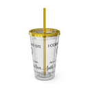Faith Hope Love Water Tumbler - Christian Gifts for Women Men - Faith Based Gifts