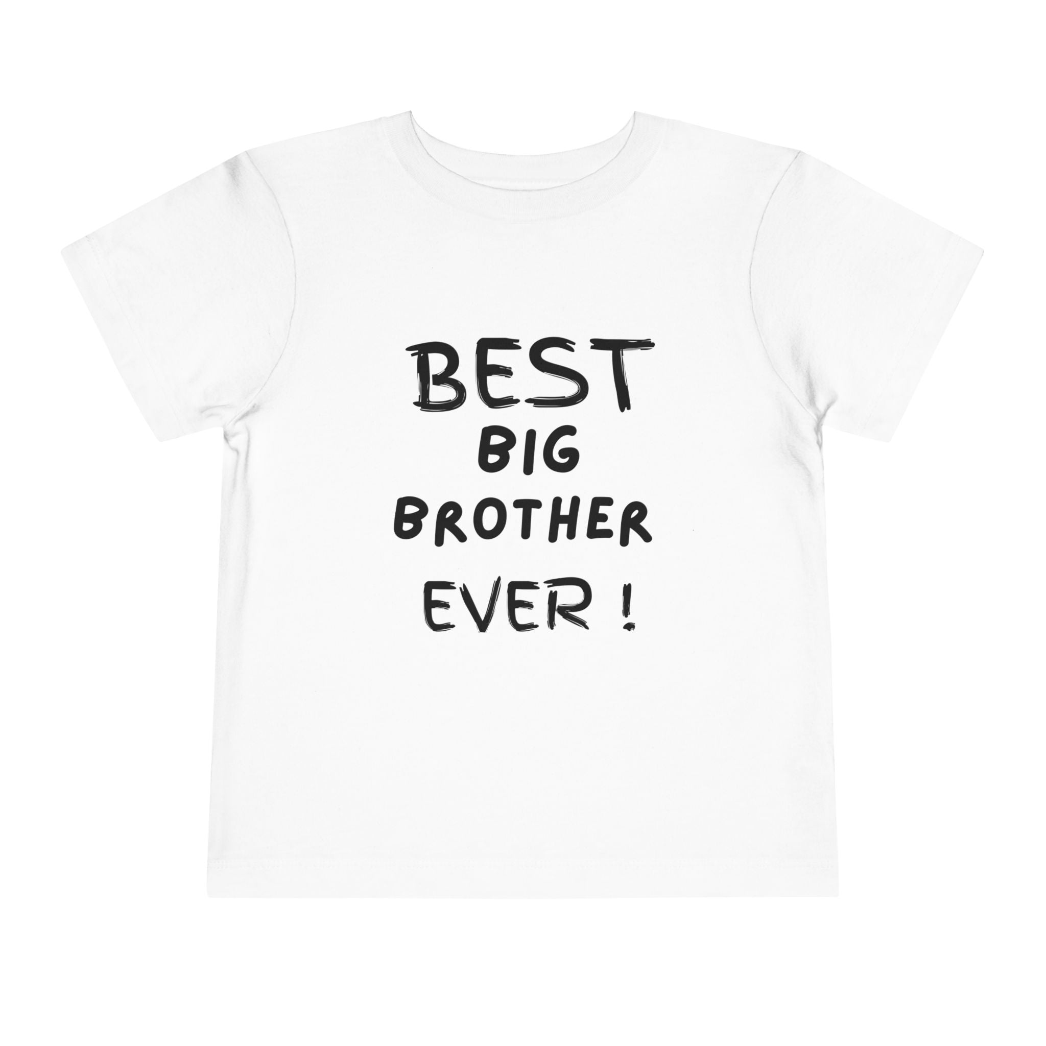 Best Big Brother Ever Toddler Tee, Cute Kids Shirt, Sibling Gift, Birthday Gift for Toddlers, Family Matching Tee, Baby Shower Present
