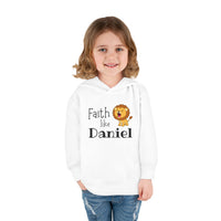 Toddler Hoodie — "Faith Like Daniel" Lion Christian Pullover