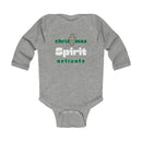 Infant Bodysuit - "Christmas Spirit Activate" Holiday Baby Onesie