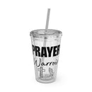 Prayer Warrior Water Tumbler - Christian Gifts for Women Men - Faith Based Gifts