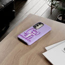 Samsung - "With God All Things Are Possible" Inspirational Purple Tough Case