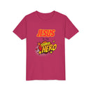 Kids 'Jesus Is My Superhero' T-Shirt — Christian Youth Tee