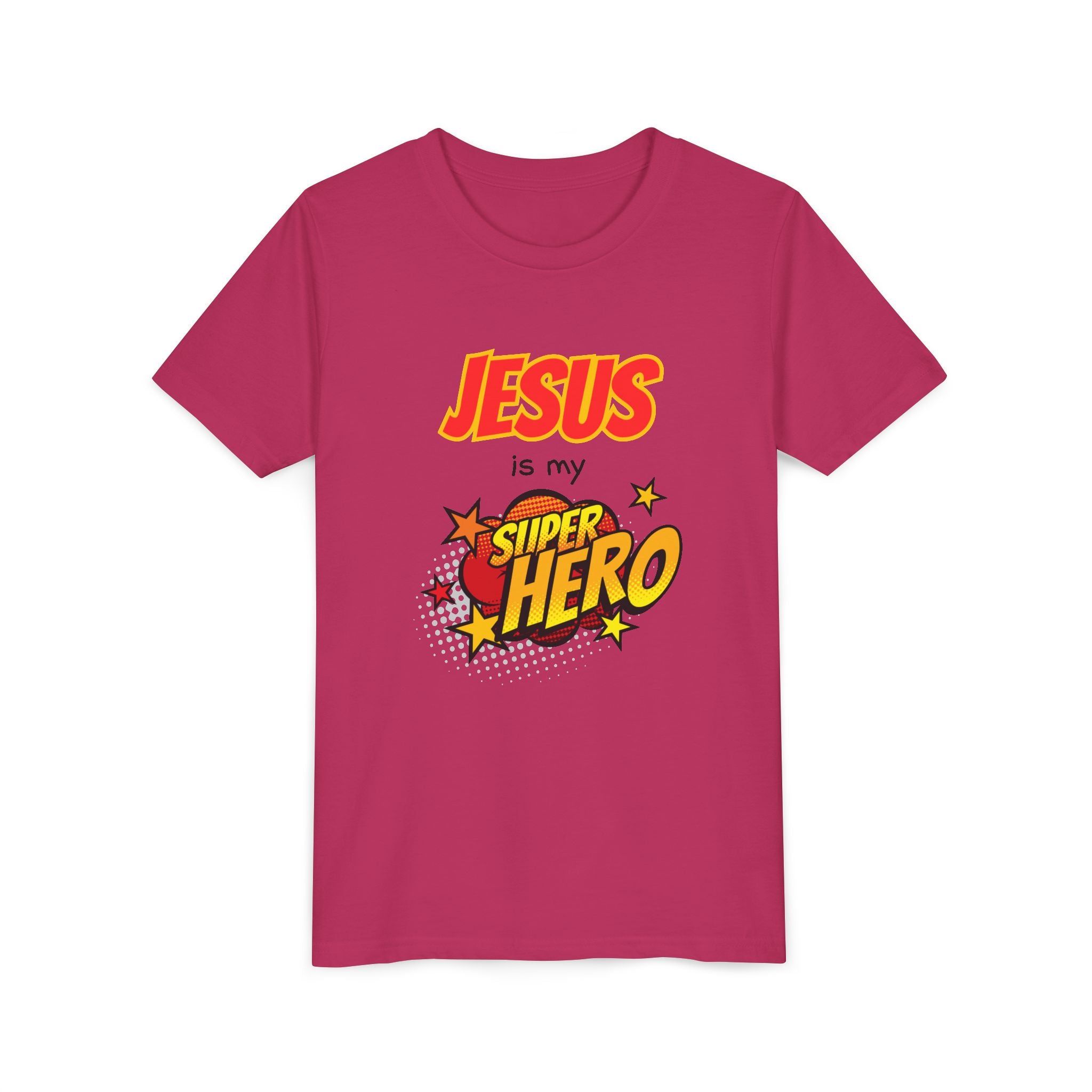 Kids 'Jesus Is My Superhero' T-Shirt — Christian Youth Tee