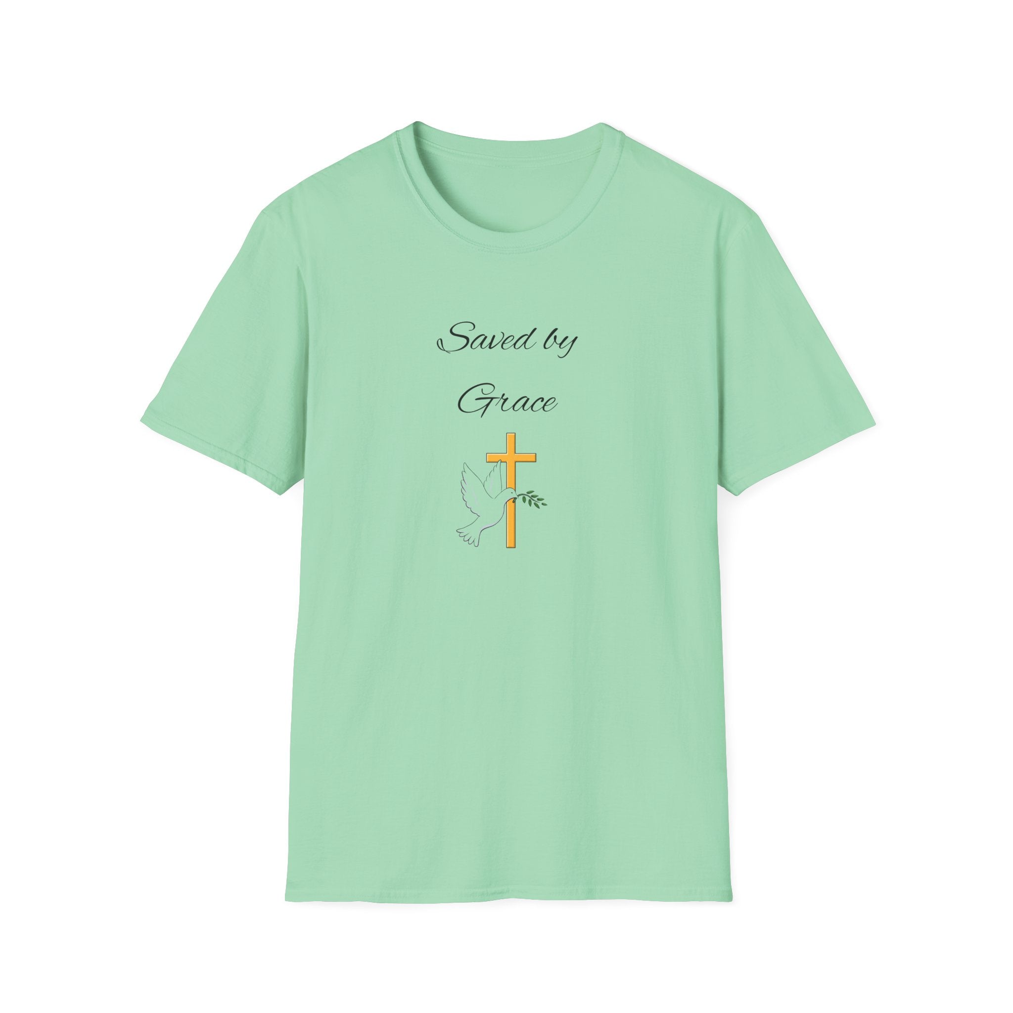 Saved By Grace Christian Shirt for Women Men Shirts for Christians