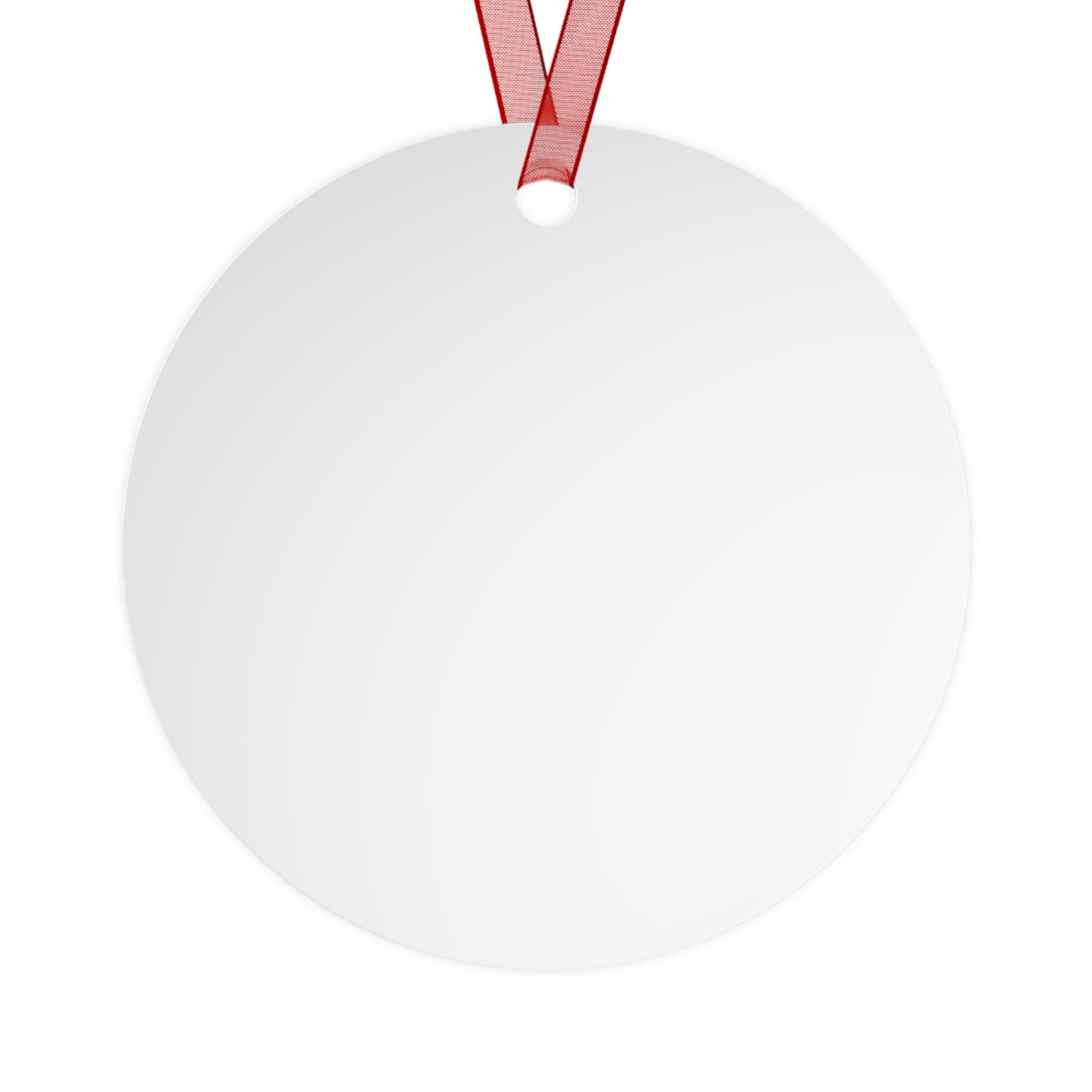 Nativity Scene Metal Ornament — Baby Jesus Manger Christmas Decoration