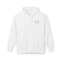 Jesus Has My Back Fleece Hoodie, Cozy Unisex Sweatshirt, Faith-Based Apparel, Perfect Gift for Christians