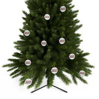 Ceramic Ornament — "Jesus Is The Reason For The Season" Nativity Christmas Tree Decoration