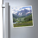 Faith Can Move Mountains Fridge Magnet- Christian Gifts for Women Men - Faith Based Gifts