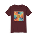 Youth Tee — 'Created With A Purpose' Retro Sunburst Kids T-Shirt