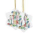 Ceramic Ornament — "Be The Light" Nativity Christmas Tree Decoration