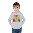 Toddler Hoodie — "Created With A Purpose" Retro Sunburst Pullover