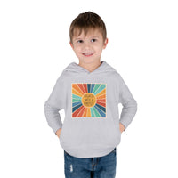 Toddler Hoodie — "Created With A Purpose" Retro Sunburst Pullover