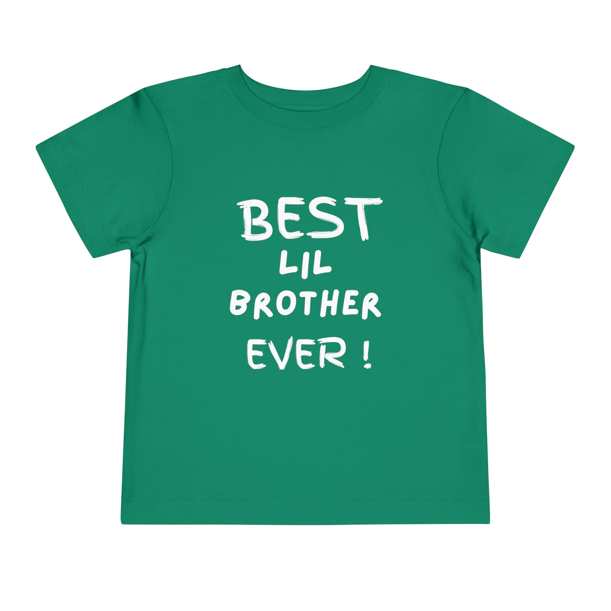 Best Lil Brother Ever Toddler Tee, Cute Kids Shirt, Sibling Gift, Birthday Gift for Toddlers, Family Matching Tee, Baby Shower Present