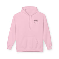 Jesus Has My Back Fleece Hoodie, Cozy Unisex Sweatshirt, Faith-Based Apparel, Perfect Gift for Christians