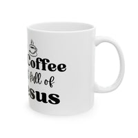 Christian Coffee Mug - Faith Gifts for Women Men All I Need is Coffee and Jesus