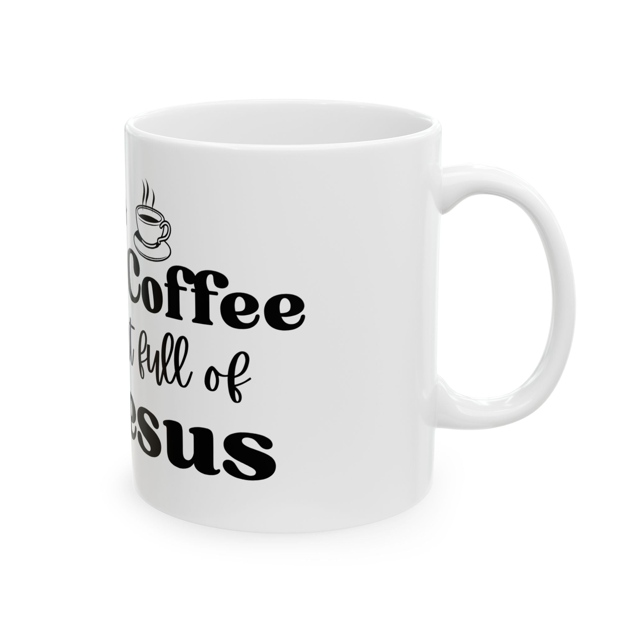 Christian Coffee Mug - Faith Gifts for Women Men All I Need is Coffee and Jesus