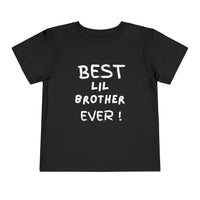 Best Lil Brother Ever Toddler Tee, Cute Kids Shirt, Sibling Gift, Birthday Gift for Toddlers, Family Matching Tee, Baby Shower Present