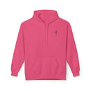 Jesus Has My Back Midweight Softstyle Fleece Hoodie