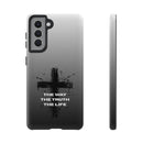 Christian Cross Phone Case — "The Way The Truth The Life" Protective Phone Cover