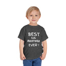 Best Lil Brother Ever Toddler Tee, Cute Kids Shirt, Sibling Gift, Birthday Gift for Toddlers, Family Matching Tee, Baby Shower Present
