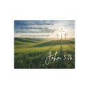 John 3:16 Faith Wall Art - Metal - Inspirational Wall Art Christian Gifts for Women Men