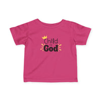 Infant Tee — "Child of God" Cute Religious Baby Shirt
