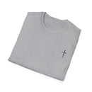 Back design - Jesus Has My Back T-Shirt — Christian Faith Cross Tee