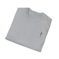 Back design - Jesus Has My Back T-Shirt — Christian Faith Cross Tee