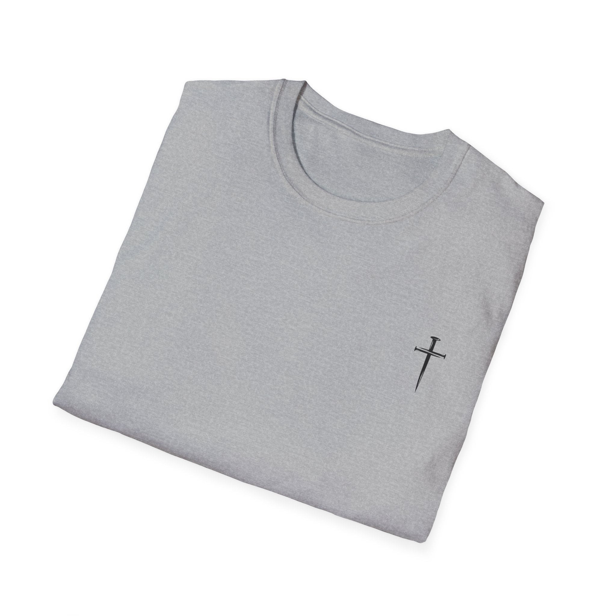 Back design - Jesus Has My Back T-Shirt — Christian Faith Cross Tee